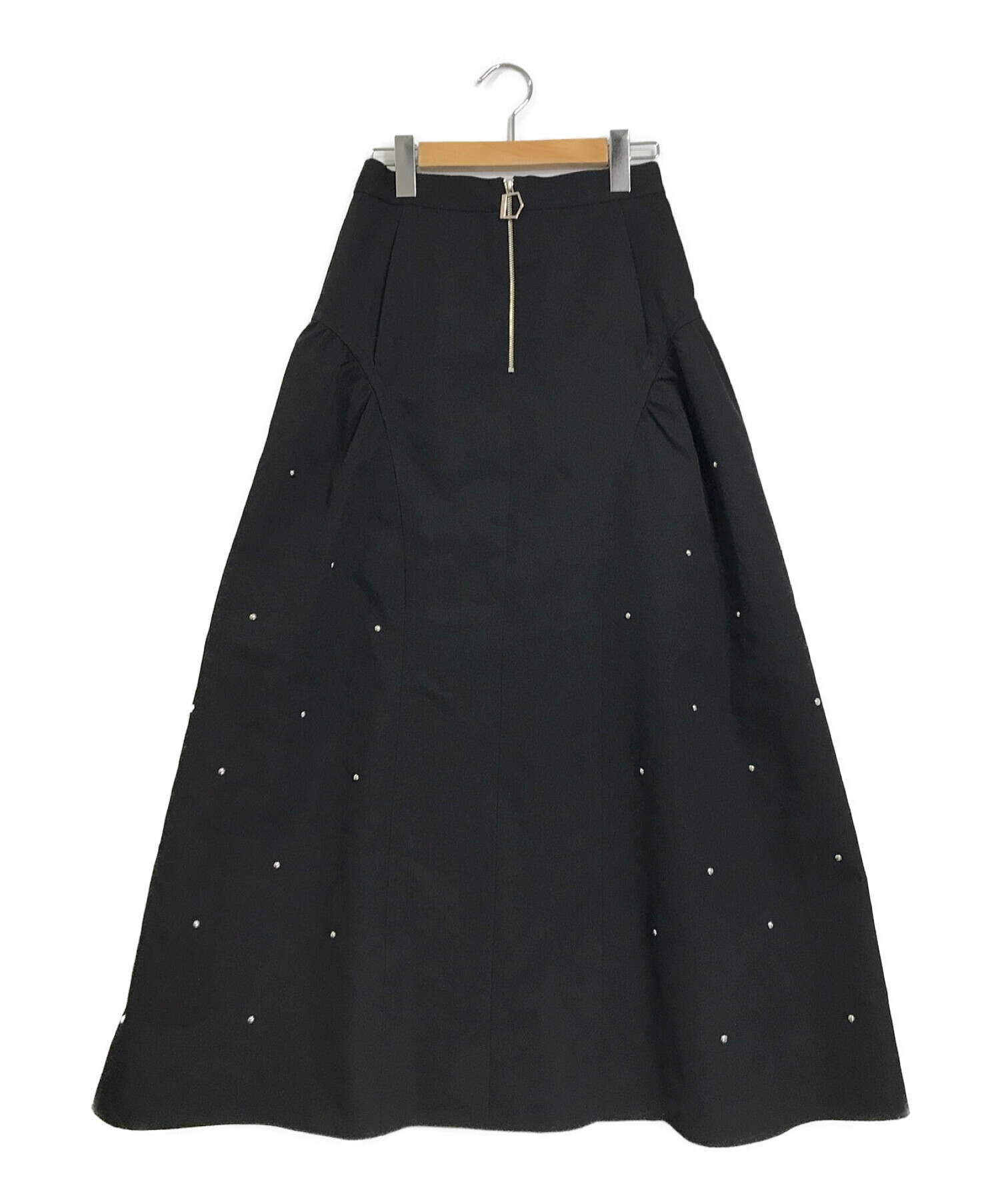 UNITED TOKYO (ユナイテッドトウキョウ) シャルルスタッズボリュームスカート ブラック サイズ:FREE