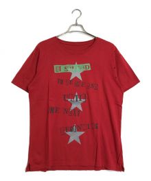 VALENTINO（ヴァレンティノ）の古着「プリントTシャツ」｜レッド