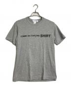 COMME des GARCONS SHIRTコムデギャルソンシャツ）の古着「プリントTシャツ」｜グレー