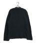 A.A.R yohji yamamoto (アール ヨウジヤマモト) DURBAN (ダーバン) レイヤードハーフジップニット ブラック サイズ:L：6800円