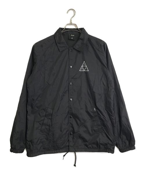 HUF（ハフ）HUF (ハフ) コーチジャケット ブラック サイズ:Mの古着・服飾アイテム