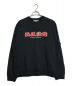 BlackEyePatch（ブラックアイパッチ）の古着「HANDLE WITH CARE CREW SWEAT / ハンドルウィズケアクルースウェット」｜ブラック