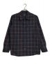 A.P.C.（アー・ペー・セー）の古着「BLOUSON RODNEY PLAID STRAIGHT FIT SHIRT JACKET」｜ネイビー×ブラウン