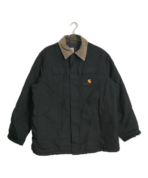 CarHartt（カーハート）CarHartt (カーハート) ダックワークジャケット ブラック サイズ:実寸参照の古着・服飾アイテム