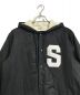 stussy (ステューシー) Champion Long Coach Jacket ブラック サイズ:M：4800円