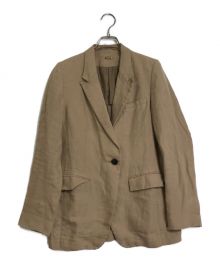 MUSE de Deuxieme Classe（ミューズ ドゥーズィエム クラス）の古着「LINEN OX ジャケット」｜ベージュ