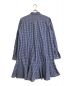 ISABEL MARANT ETOILE (イザベルマランエトワール) Ondria Plaid Cotton Shirt Dress ブルー×ホワイト サイズ:38：11000円