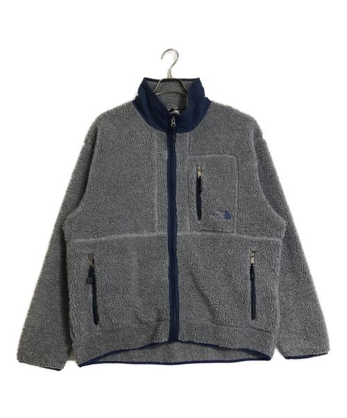 THE NORTH FACE（ザ ノース フェイス）THE NORTH FACE (ザ ノース フェイス) フリースジャケット グレー×ネイビー サイズ:XLの古着・服飾アイテム