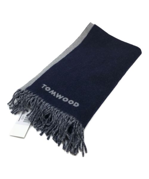 TOM WOOD（トムウッド）TOM WOOD (トムウッド) Wood Scarf ネイビー サイズ:実寸参照 未使用品の古着・服飾アイテム