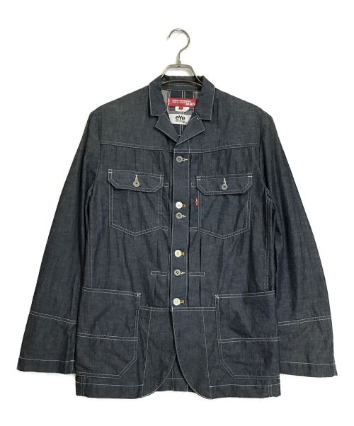 eYe COMME des GARCONS JUNYAWATANABE MAN（アイ コム デ ギャルソン ジュンヤ ワタナベ マン）eYe COMME des GARCONS JUNYAWATANABE MAN (コム デ ギャルソン ジュンヤ ワタナベ マン) LEVI'S (リーバイス) カバーオール インディゴ サイズ:Sの古着・服飾アイテム