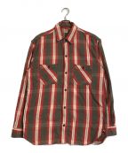 SUGAR CANE & Co.シュガーケーン）の古着「コットンチェックシャツ」｜レッド