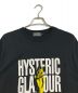 Hysteric Glamour (ヒステリックグラマー) Hysteric Glamour　プリントTシャツ ブラック サイズ:L：5000円