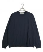 Caledoorカレドアー）の古着「Ice Pack Nylon Long-Sleeve T-Shirt/アイスパックナイロンロングスリーブ」｜ネイビー