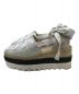 STELLA McCARTNEY (ステラマッカートニー) Gaia Platform Espadrilles 800159 シルバー×ベージュ サイズ:37：14800円