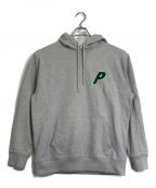 PALACEパレス）の古着「Tri-Chenille Hood　プルオーバーパーカー」｜グレー