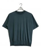 AURALEEオーラリー）の古着「SUPER HIGH GAUZE NAPPED SWEAT TEE スーパーハイゲージ　ビッグT  オーバーサイズ　big tee」｜ブルー