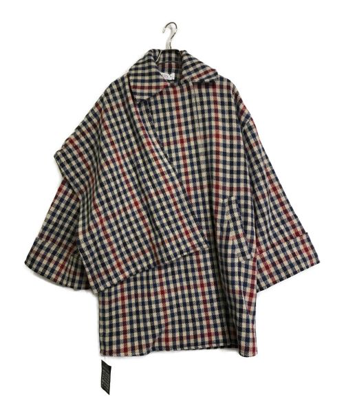 J.W.ANDERSON（ジェイダブリューアンダーソン）J.W.ANDERSON (ジェイダブリューアンダーソン) チェックブランケットコート/CHECK BLANKET COAT ベージュ サイズ:S 未使用品の古着・服飾アイテム