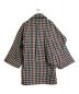 J.W.ANDERSON (ジェイダブリューアンダーソン) チェックブランケットコート/CHECK BLANKET COAT ベージュ サイズ:S 未使用品：27800円