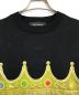 PHENOMENON (フェノメノン) CROWN TEE クラウンT プリントT　半袖　S/S ビッグT  オーバーサイズ ブラック サイズ:XL：6000円