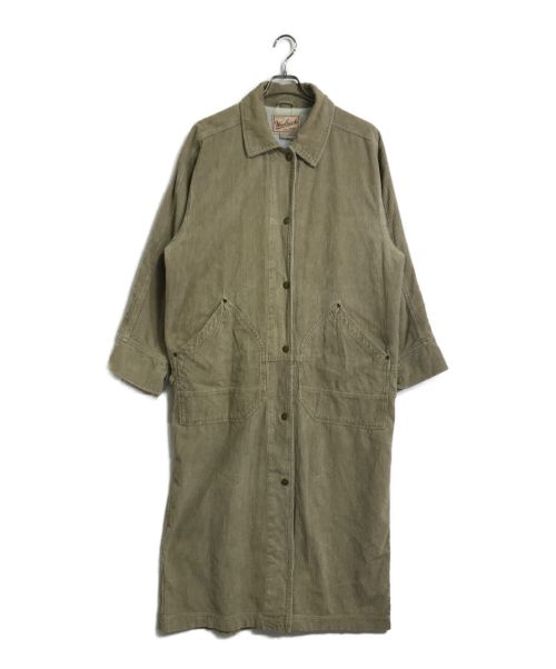 WOOLRICH（ウールリッチ）WOOLRICH (ウールリッチ) コーデュロイコート ベージュ サイズ:Lの古着・服飾アイテム