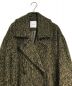 CLANE (クラネ) MIX SHAGGY LADY COAT / ミックスシャギーレディーコート グリーン サイズ:M：35800円