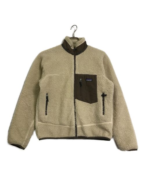 Patagonia（パタゴニア）Patagonia (パタゴニア) パタゴニア レトロX フリース アイボリー×ブラウン サイズ:Sの古着・服飾アイテム