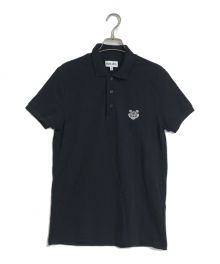 KENZO（ケンゾー）の古着「KENZO　　FIT TIGER CREST POLO/ポロシャツ　F755PO0014BA」｜ブラック