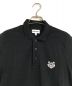 KENZO (ケンゾー) KENZO　　FIT TIGER CREST POLO/ポロシャツ　F755PO0014BA ブラック サイズ:XS：3980円