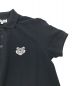 中古・古着 KENZO (ケンゾー) KENZO　　FIT TIGER CREST POLO/ポロシャツ　F755PO0014BA ブラック サイズ:XS：3980円