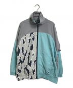 adidas×STELLA McCARTNEYアディダス×ステラマッカートニー）の古着「ANIMALIER PRINT WINDBREAKER」｜グレー