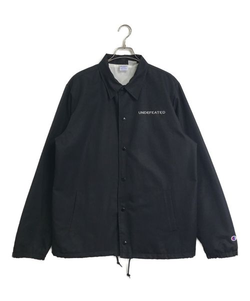 UNDEFEATED（アンディフィーテッド）UNDEFEATED (アンディフィーテッド) Champion (チャンピオン) コーチジャケット ブラック サイズ:LARGEの古着・服飾アイテム