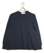 COMME des GARCONSコムデギャルソン）の古着「Fully Fashioned Knit 12G Crew Neck」｜ネイビー
