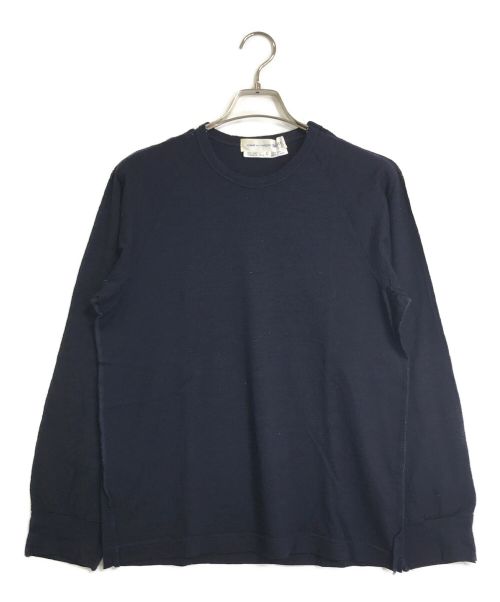 COMME des GARCONS（コムデギャルソン）COMME des GARCONS (コムデギャルソン) Fully Fashioned Knit 12G Crew Neck ネイビー サイズ:Mの古着・服飾アイテム