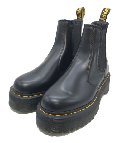 Dr.Martens（ドクターマーチン）Dr.Martens (ドクターマーチン) QUAD チェルシー サイドゴアブーツ ダブルソール ブラック サイズ:UK5の古着・服飾アイテム