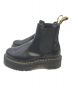 Dr.Martens (ドクターマーチン) QUAD チェルシー サイドゴアブーツ ダブルソール ブラック サイズ:UK5：17800円