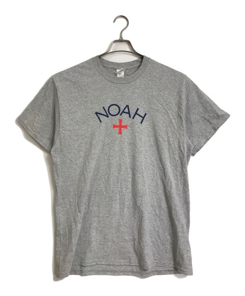 Noah（ノア）Noah (ノア) プリントTシャツ　ロゴTシャツ　半袖　S/S TEE グレー サイズ:Lの古着・服飾アイテム