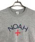 Noah (ノア) プリントTシャツ　ロゴTシャツ　半袖　S/S TEE グレー サイズ:L：6000円