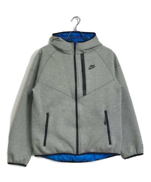 NIKE（ナイキ）NIKE (ナイキ) テックフリースエアロロフトダウンリバーシブルジャケット グレー サイズ:Mの古着・服飾アイテム