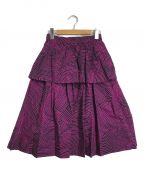 Yves Saint Laurentイヴサンローラン）の古着「ミディスカート」｜ピンク