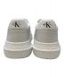 Calvin Klein (カルバンクライン) チャンキーカップソールモノグラムスニーカー ホワイト サイズ:24.5：12800円