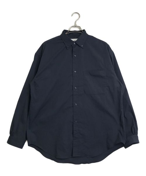 URBAN RESEARCH（アーバンリサーチ）URBAN RESEARCH (アーバンリサーチ) FUNCTIONAL WIDE BUTTON DOWN SHIRTS ネイビー サイズ:Mの古着・服飾アイテム