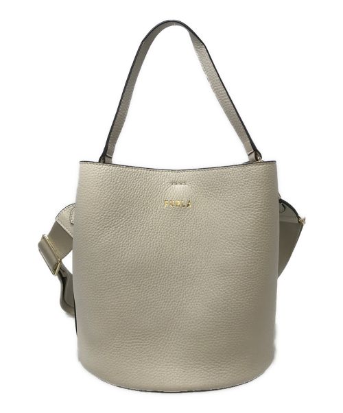 FURLA（フルラ）FURLA (フルラ) 2WAYバッグ ホワイト×レッドの古着・服飾アイテム