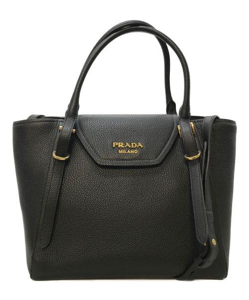 PRADA（プラダ）PRADA (プラダ) 2WAYショルダーバッグ 1BA270 158 ブラック サイズ:実寸参照の古着・服飾アイテム