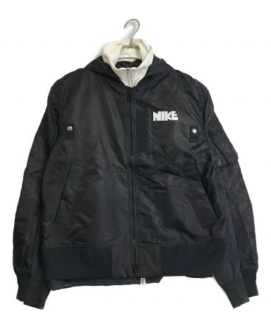 中古・古着通販】NIKE (ナイキ) sacai (サカイ) MA-1/レイヤードフード