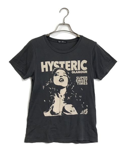 Hysteric Glamour（ヒステリックグラマー）Hysteric Glamour (ヒステリックグラマー) ヒスガール/ Tシャツ /両面プリント ブラック サイズ:FREEの古着・服飾アイテム