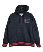 Champion×SUPREMEチャンピオン×シュプリーム）の古着「12AW Half Zip Pullover/アーチロゴジャケット」｜ネイビー