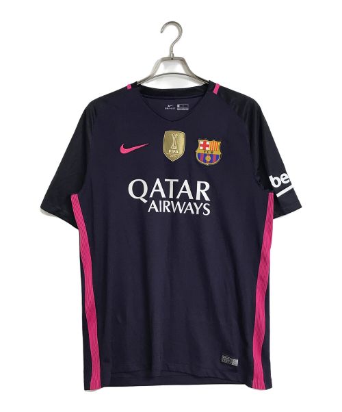 NIKE（ナイキ）NIKE (ナイキ) ゲームシャツ　サッカーシャツ　ユニフォーム　半袖　Tシャツ　NEYMAR JR  パープル サイズ:Lの古着・服飾アイテム