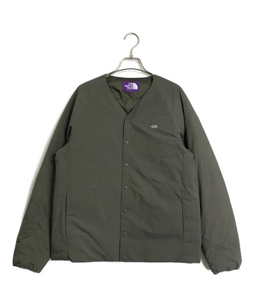 THE NORTHFACE PURPLELABEL（ザ・ノースフェイス パープルレーベル）THE NORTHFACE PURPLELABEL (ザ・ノースフェイス パープルレーベル) ダウンカーディガン/DOWN CARDIGAN/ダウンジャケット オリーブ サイズ:Mの古着・服飾アイテム