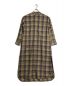 AURALEE（オーラリー）の古着「SUPER LIGHT WOOL CHECK ONE-PIECE / スーパーライトウールチェックワンピース」｜ベージュ