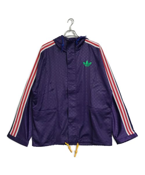 adidas Originals（アディダスオリジナル）adidas originals (アディダスオリジナル) Adicolor Heritage Now ウインドブレーカー パープル サイズ:Lの古着・服飾アイテム